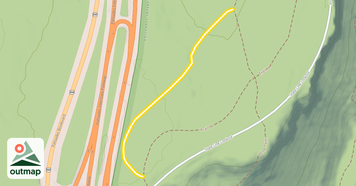 Map of Trail B
