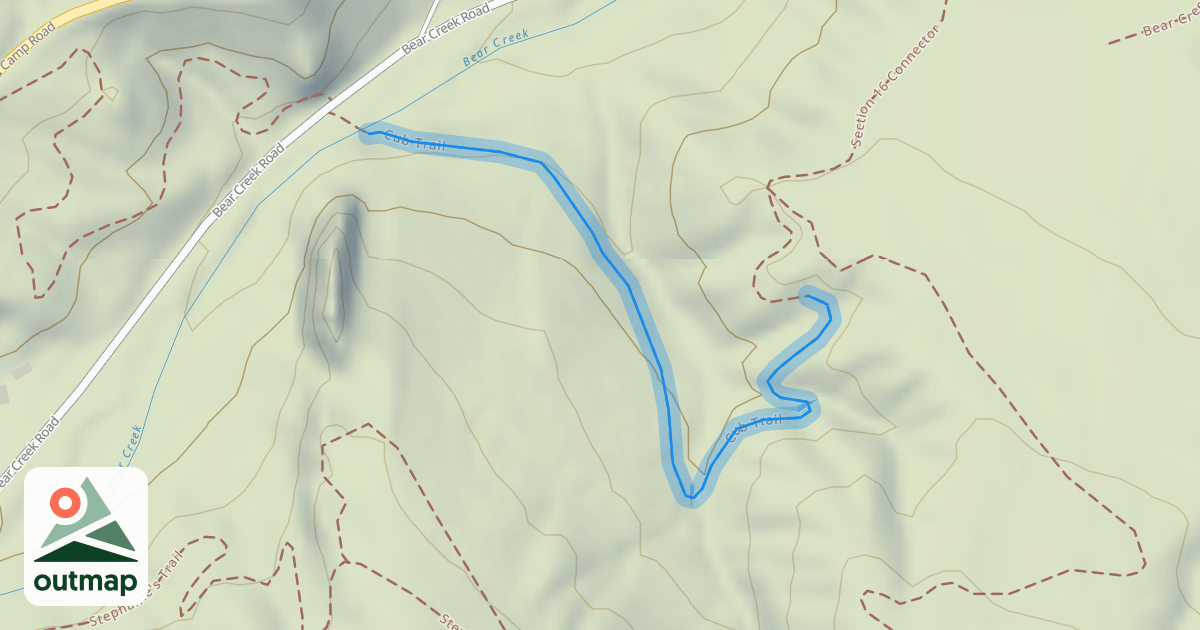 Map of Cub Trail