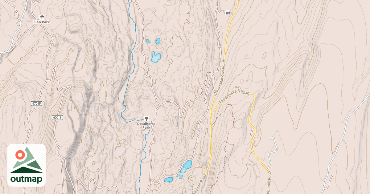 Map of Dead Horse Atv A