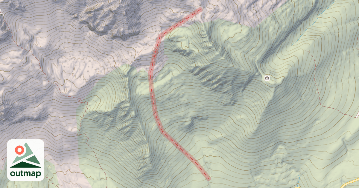 Map of La Lauzière