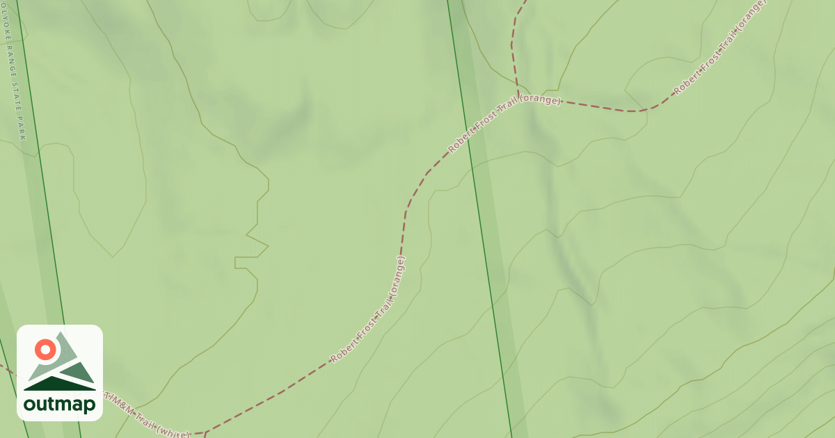 Map of Robert Frost Trail