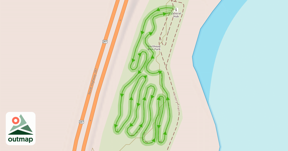 Map of Raptor Ridge