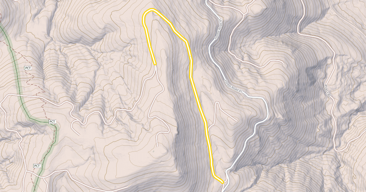 Map preview of Forest Road 4100-126