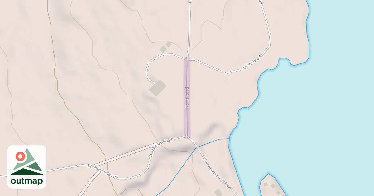 Map of Norris Road
