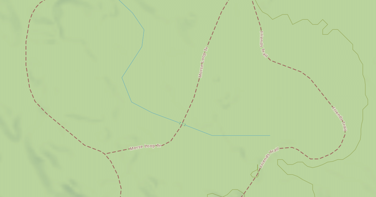 Map preview of Morse Loop Trail