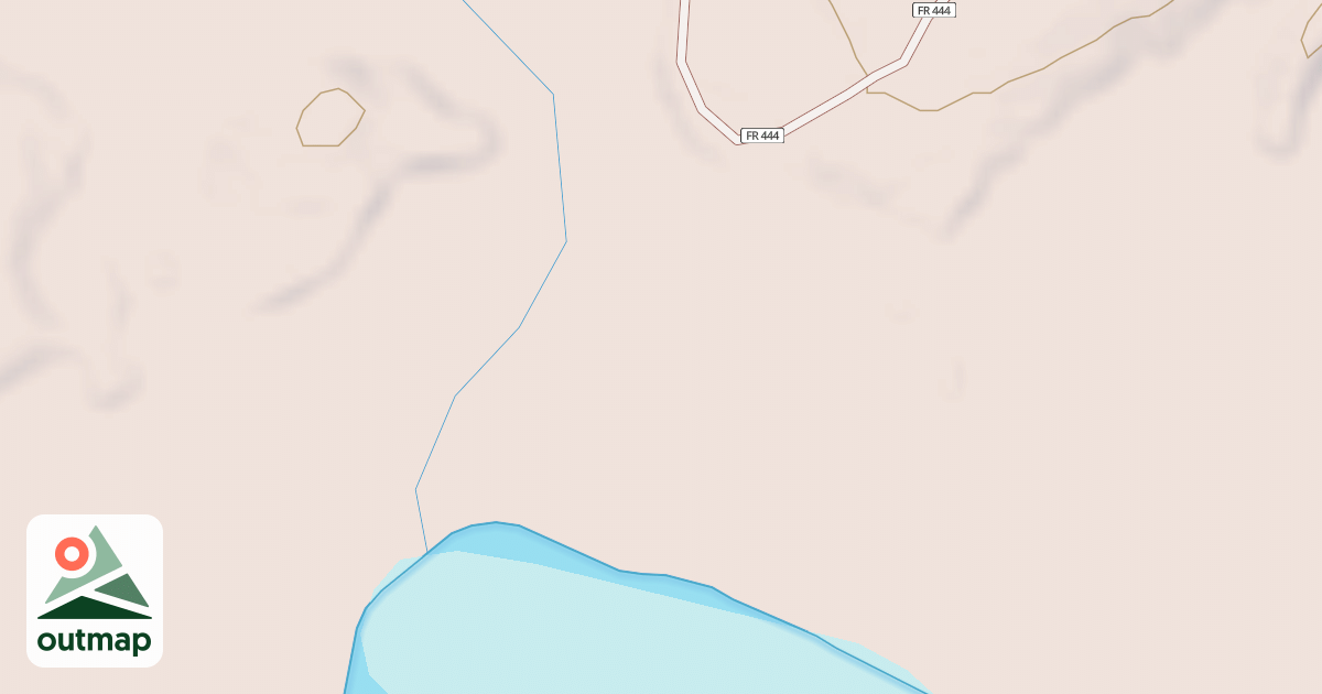 Map of Kawishiwi Triangle Crocket Lk