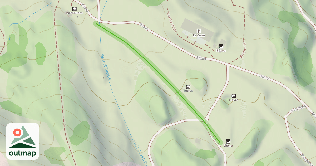 Map of La Cabane