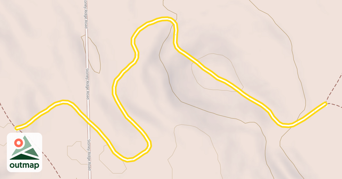 Map of Ogemaw Hills Pathway