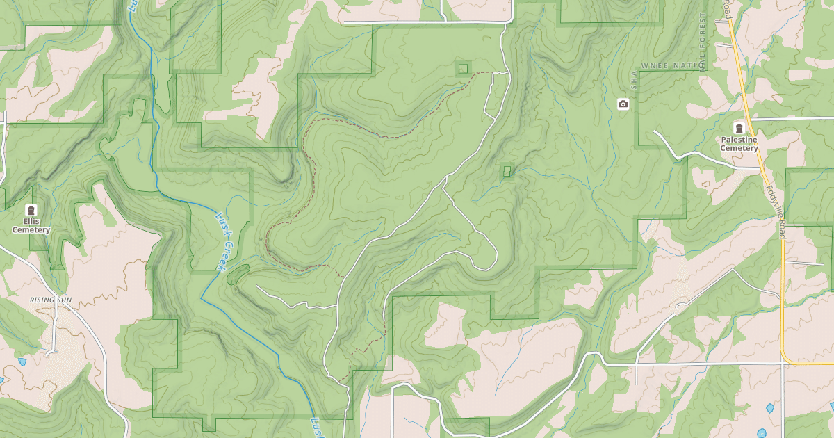 Map preview of REDDICK HOLLOW
