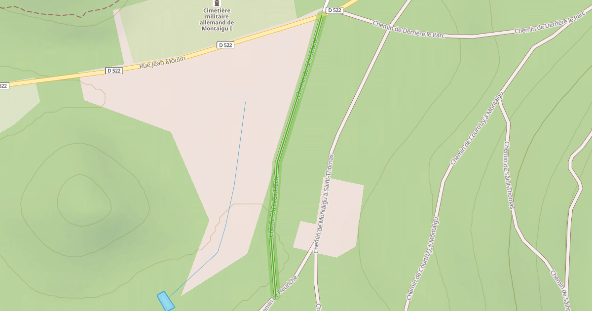 Map preview of Chemin du Gros Tracte