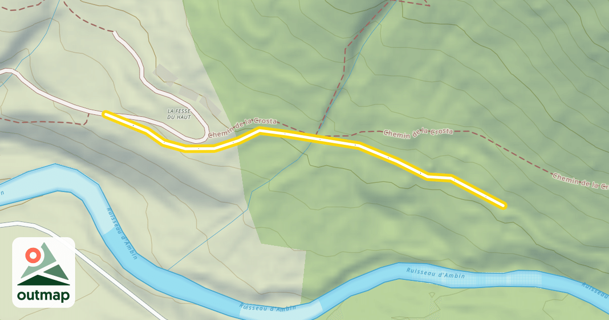 Map of Boucle du Planay