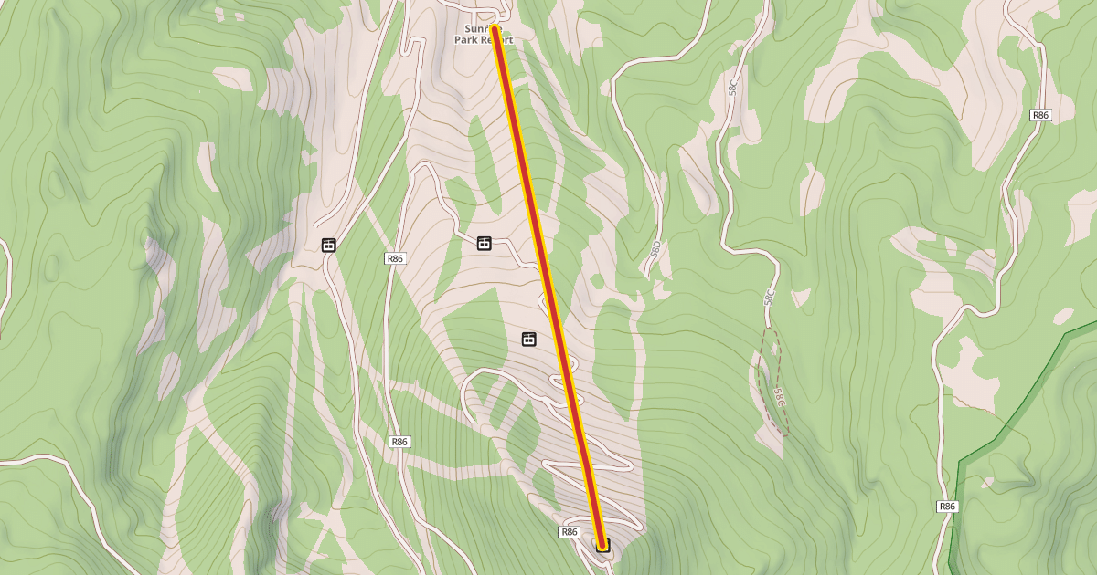 Map preview of Sunrise High Speed Quad