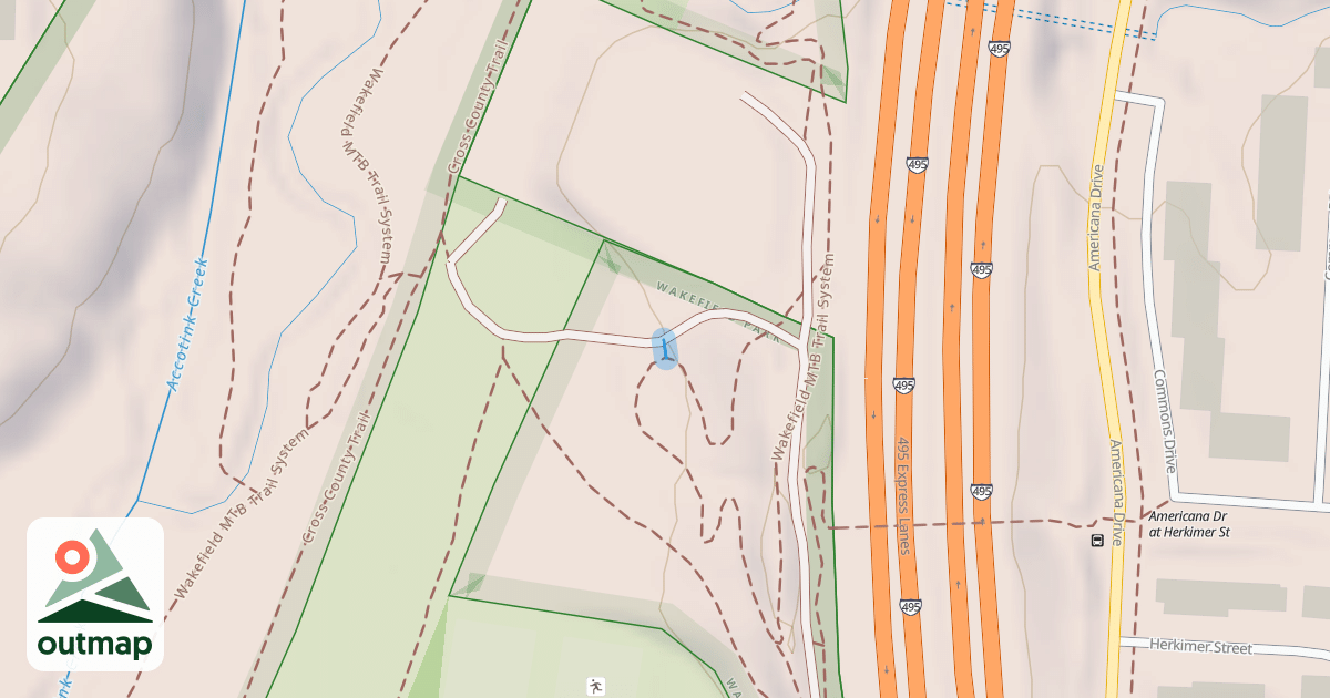 Map of Wakefield MTB Trail System