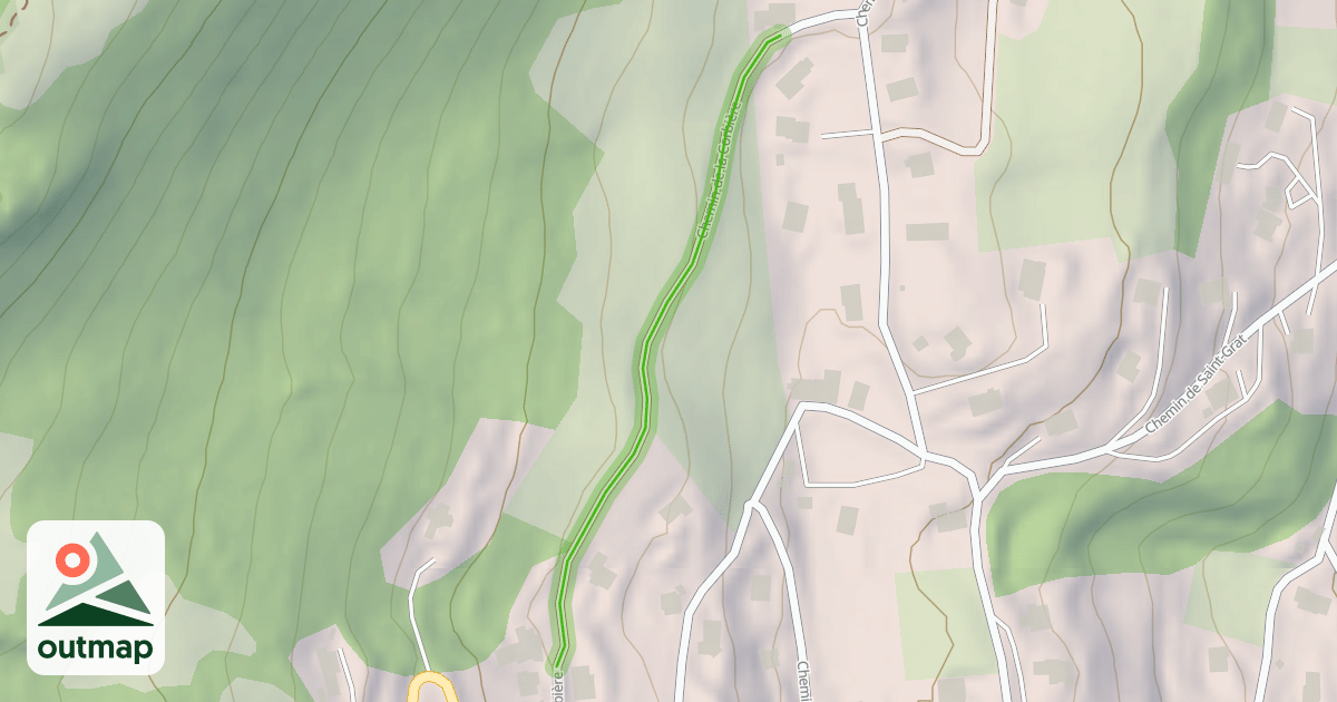 Map of Chemin de la Corbière