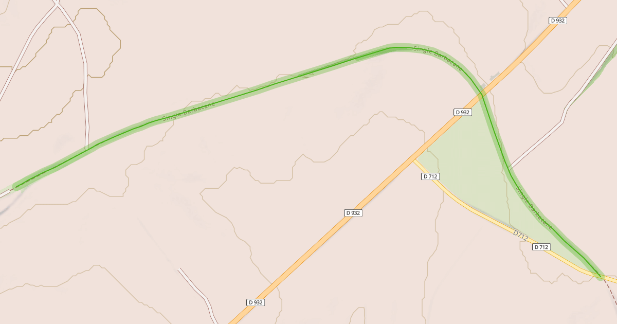 Map preview of Single Barbacane