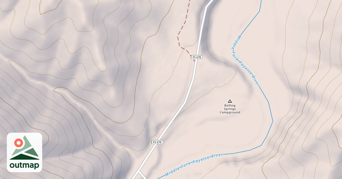 Map of BOILING SPRINGS GS