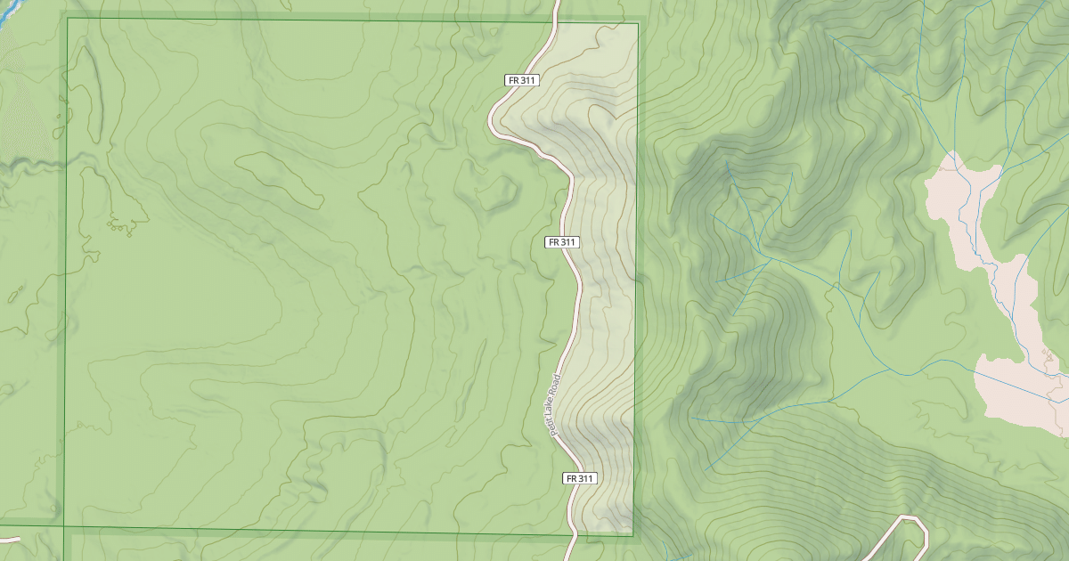 Map preview of PETIT LAKE