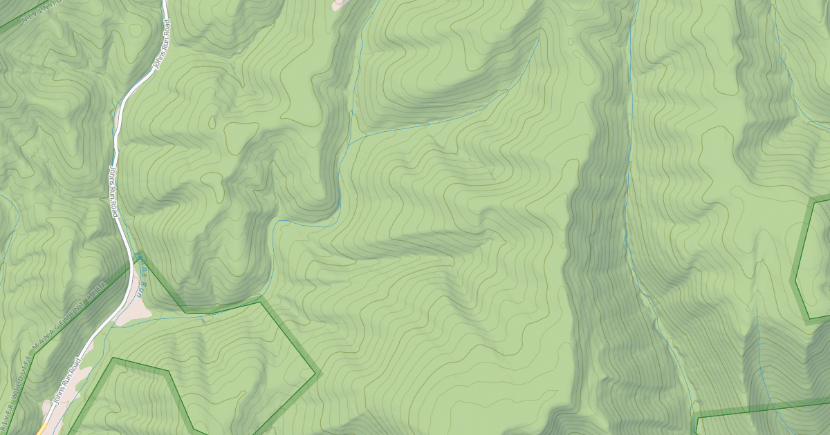 Map preview of RT FK. JOHNS RUN - A