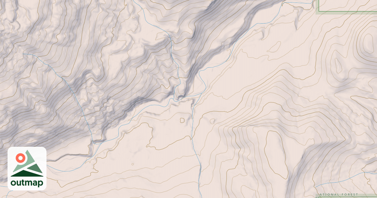 Map of NORTH FORK DUPUYER CREEK