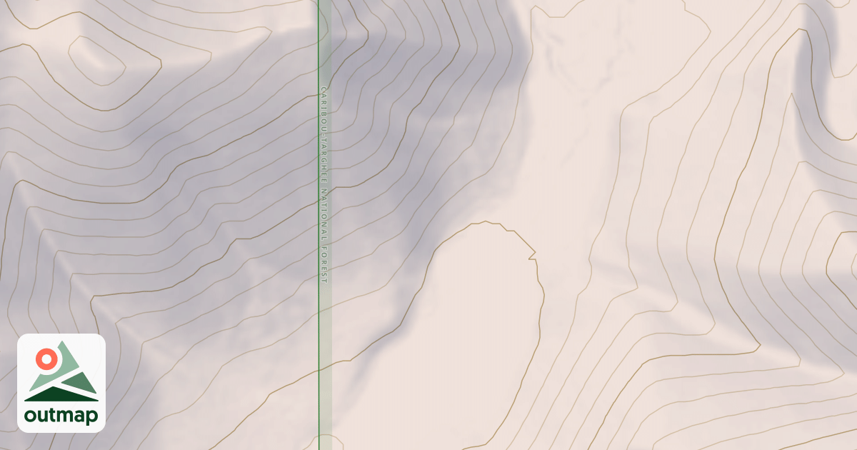 Map of EAST INDIAN CREEK