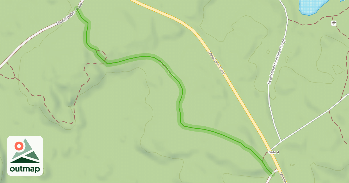 Map of Acorn Trail