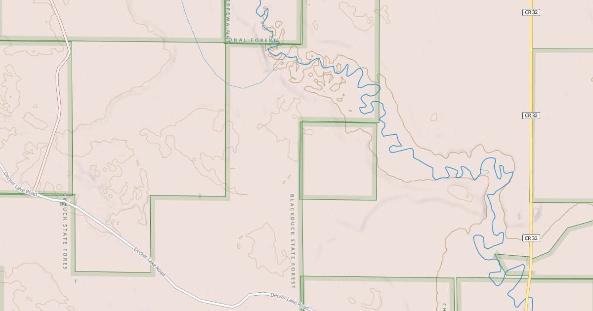 Map preview of DECKER LAKE SPUR 2474