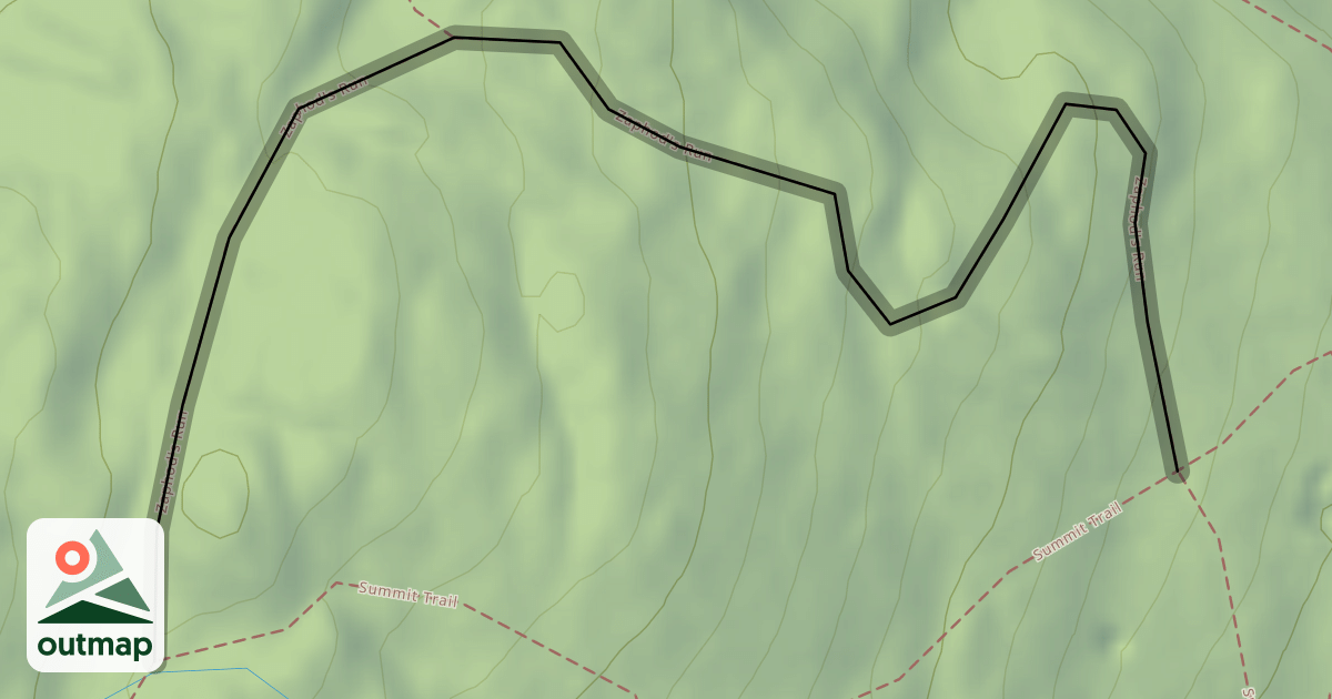 Map of Zaphod's Run
