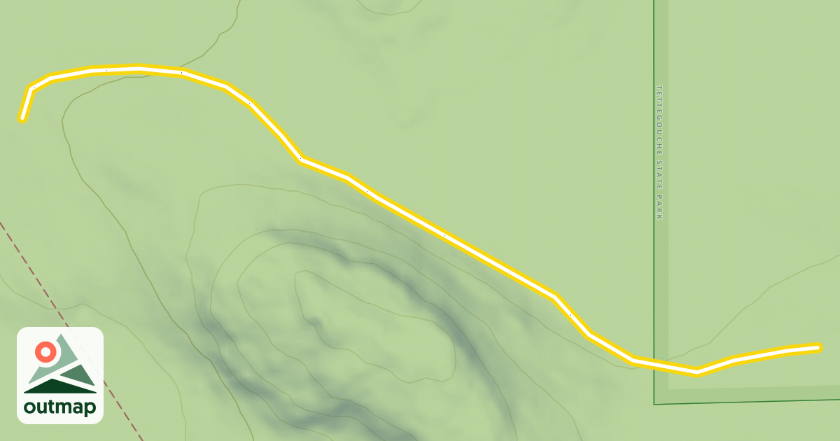 Map of Northwoods Ski Trails