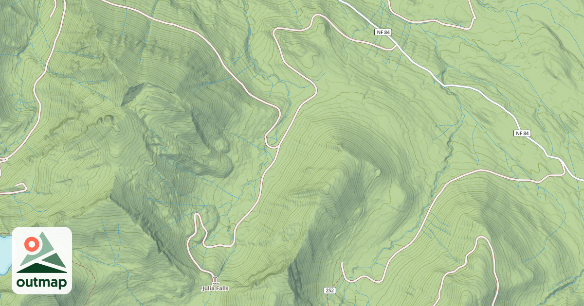 Map of MESATCHEE CREEK