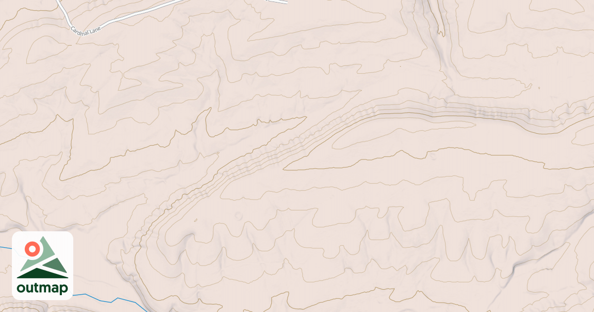 Map of UPPER PETIT JEAN