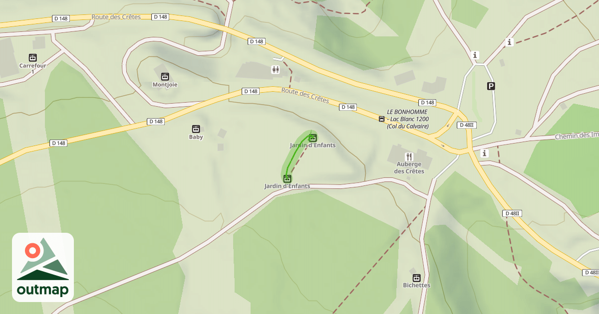 Map of Jardin d'Enfants