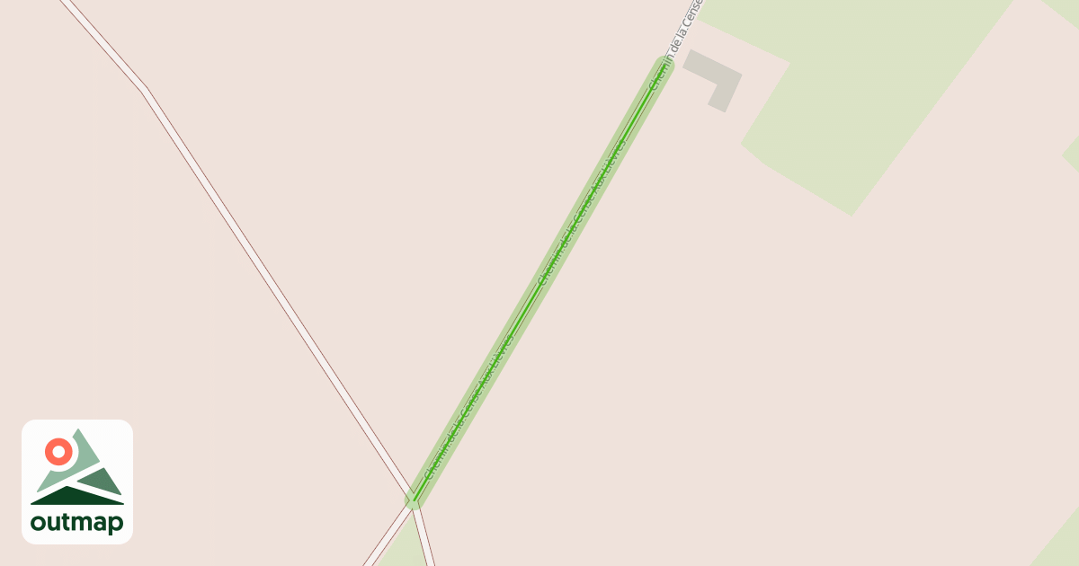 Map of Chemin de la Cense Aux Lièvres