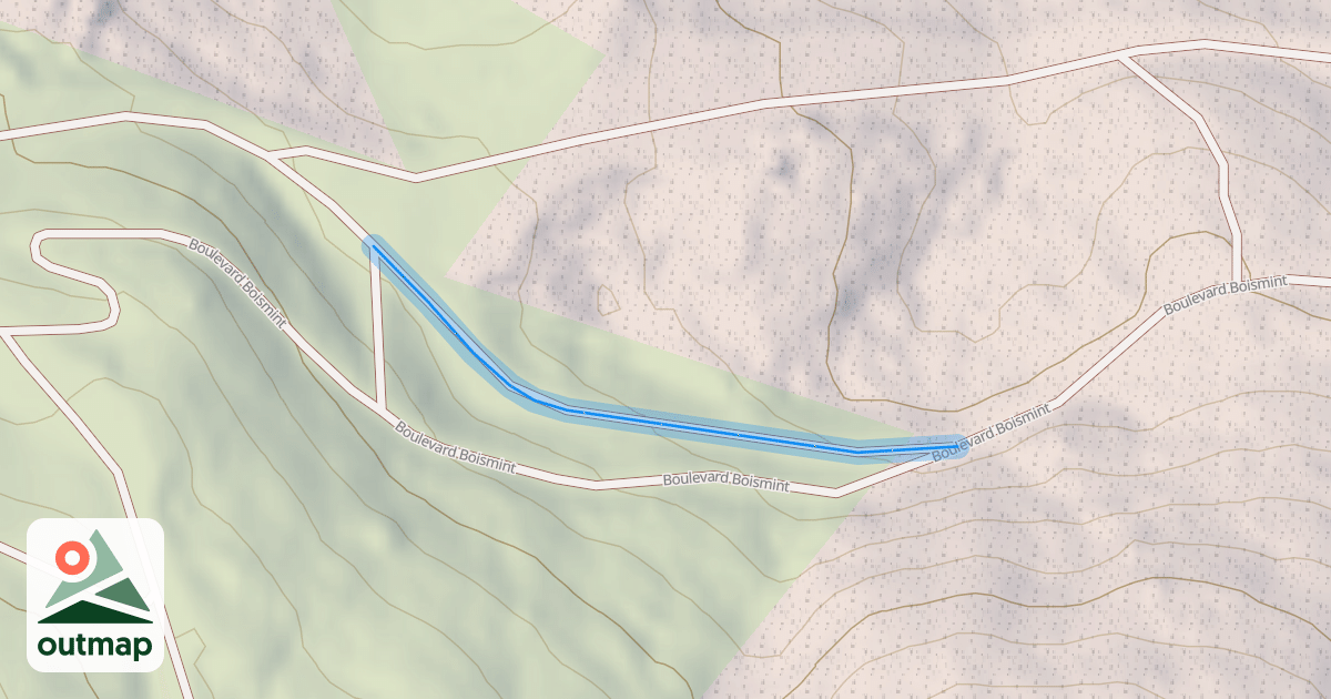 Map of Boulevard 2 Ours