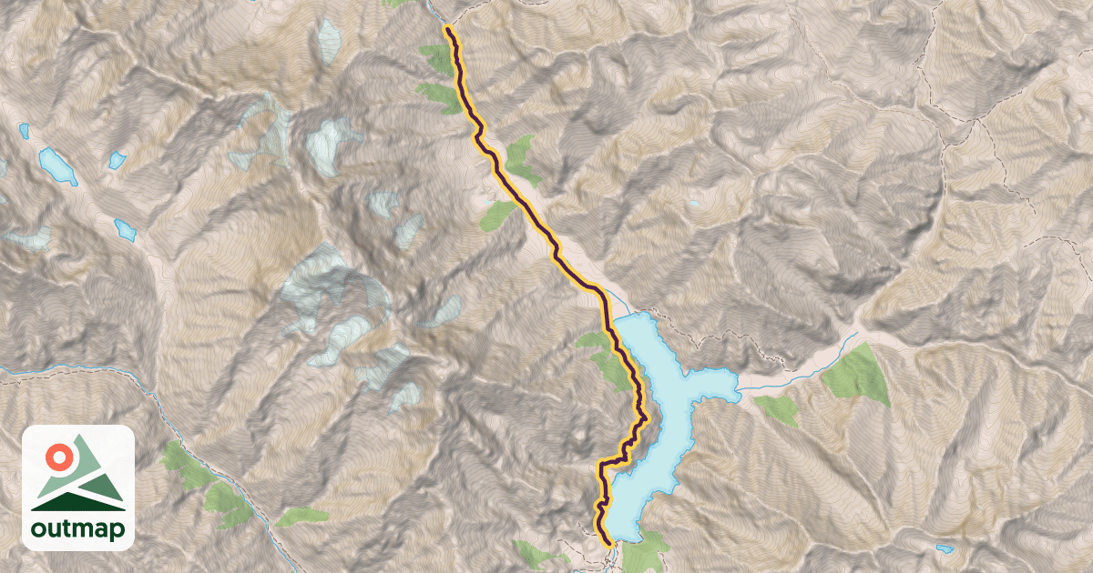 Map of Ringmo to Shey Trail
