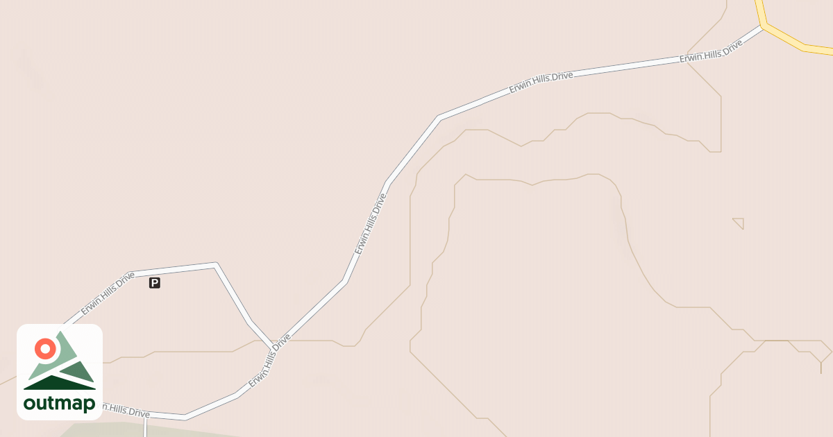 Map of ERWIN HILLS DRIVE NORTHEAST