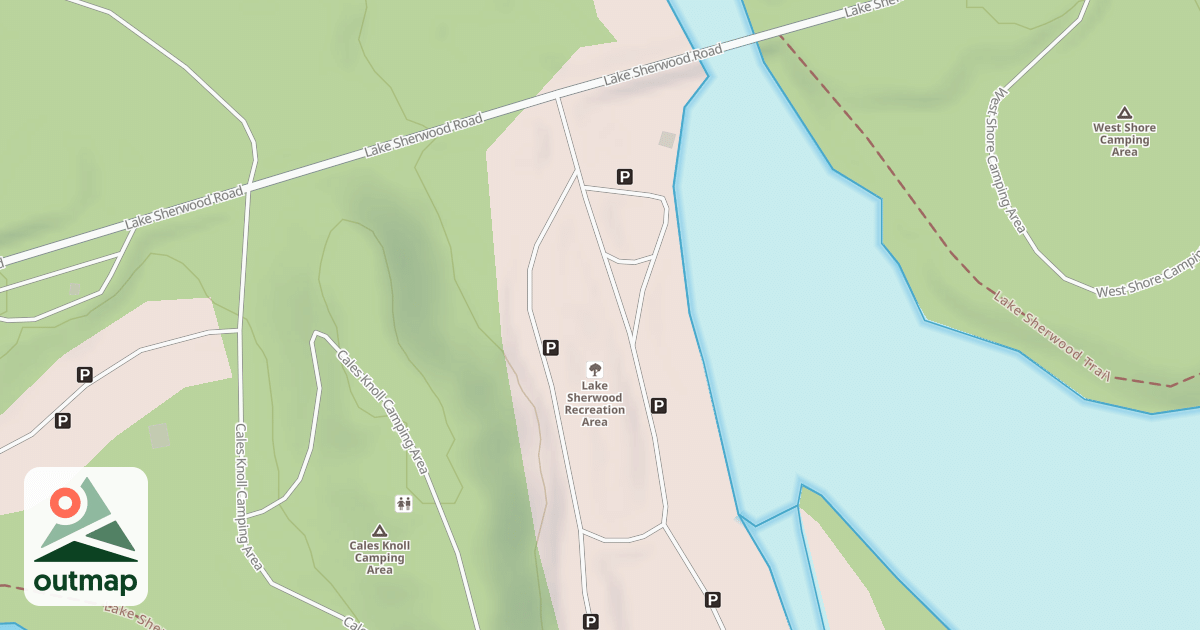 Map of SHERWOOD BEACHES