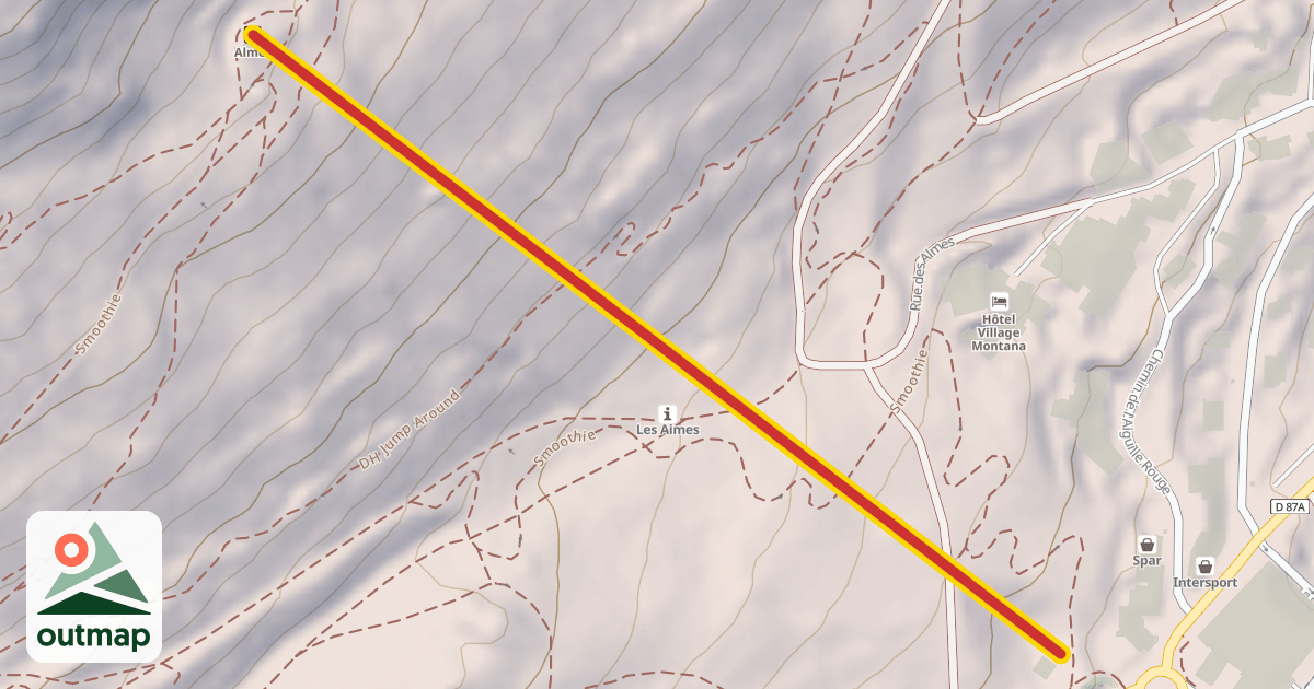 Map of Almes