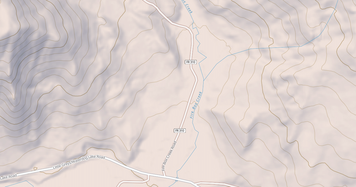 Map preview of FIRE BOX CREEK