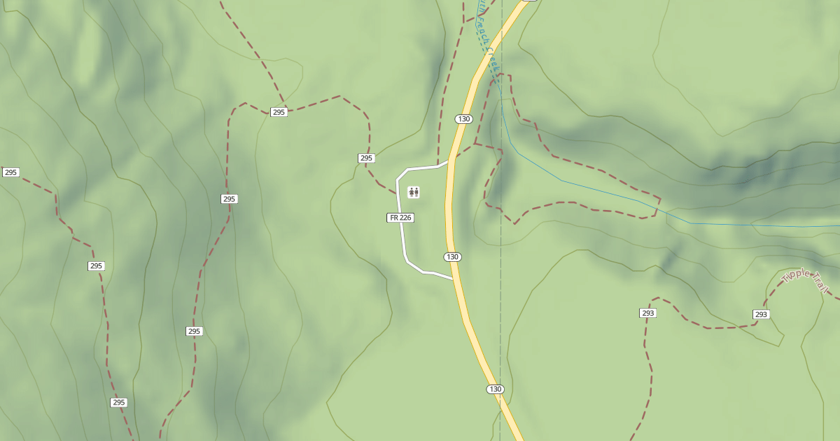 Map preview of LAKE MARIE WEST TRAILHEAD