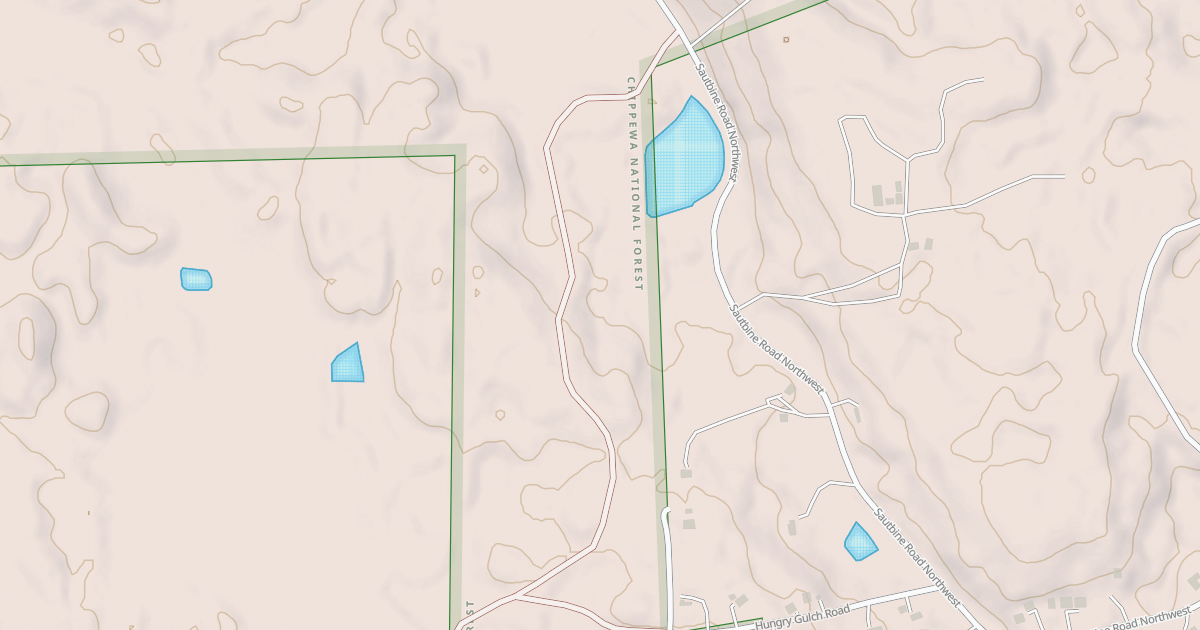 Map preview of HUNGRY GULCH SPUR A