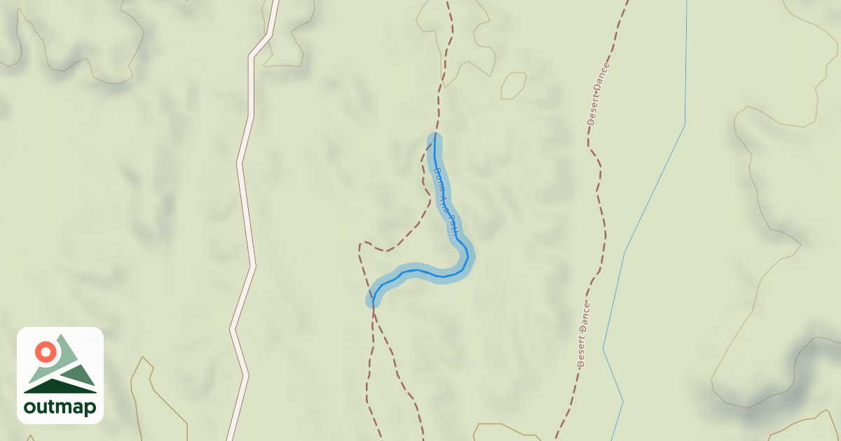 Map of Dona Ana Path