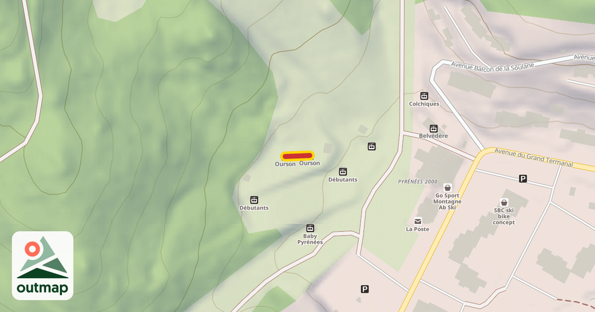 Map of Ourson