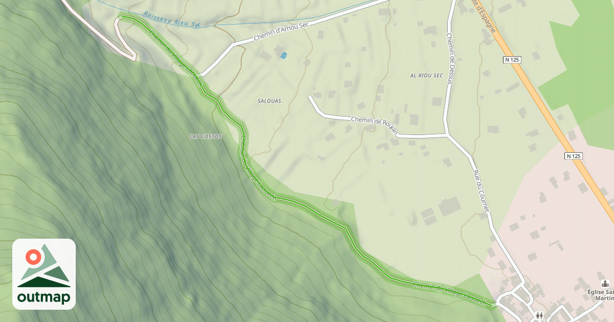 Map of Chemin de Millas