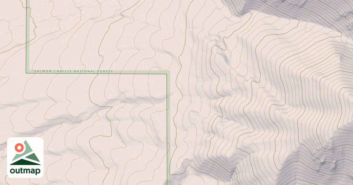 Map of USFS Motor Vehicle Use Map Trails 1725