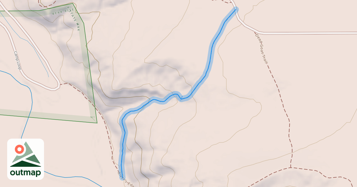 Map of Owl's Roost Trail