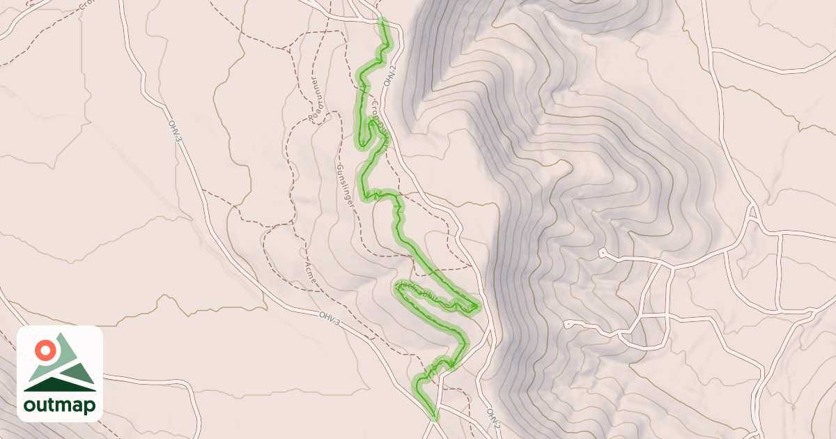Map of Jackrabbit Trail