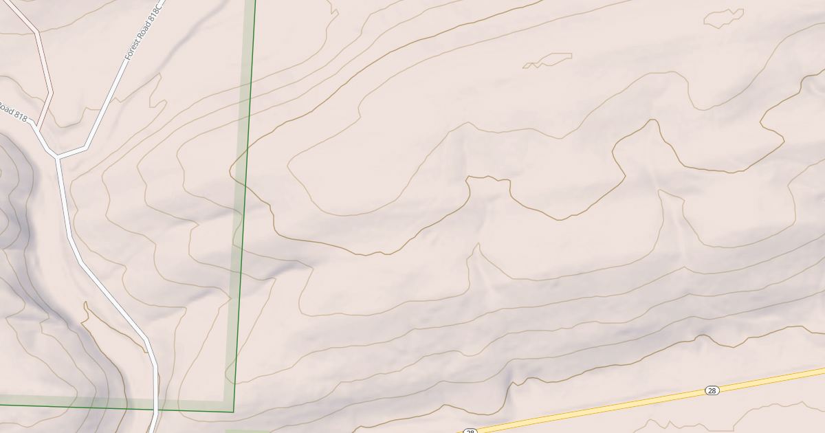 Map preview of USFS National Forest System Roads {23971210-3B96-4803-9161-276B9144CDAB}