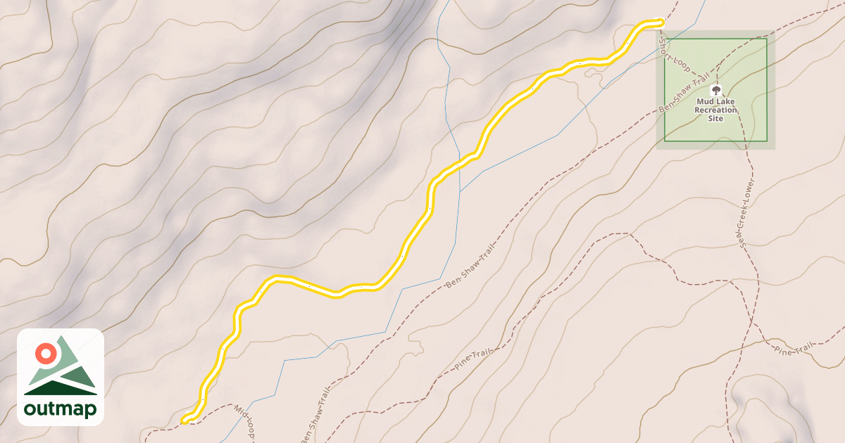 Map of Booty's Trail