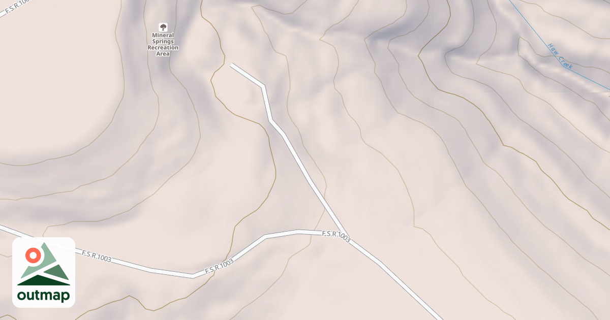 Map of MINERAL SPRINGS