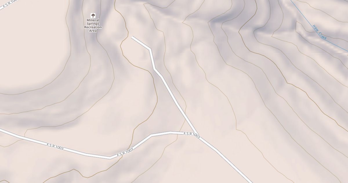 Map preview of MINERAL SPRINGS
